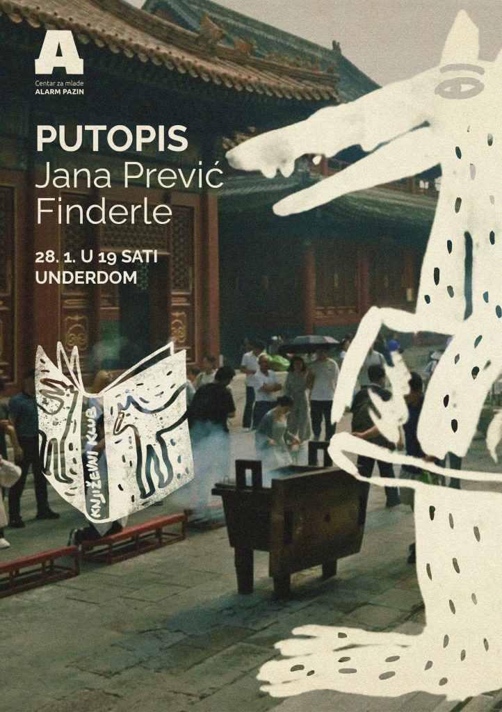 Putopis Jane Prević Finderle - Srijeda, 28. siječnja, 18:00, Underdom